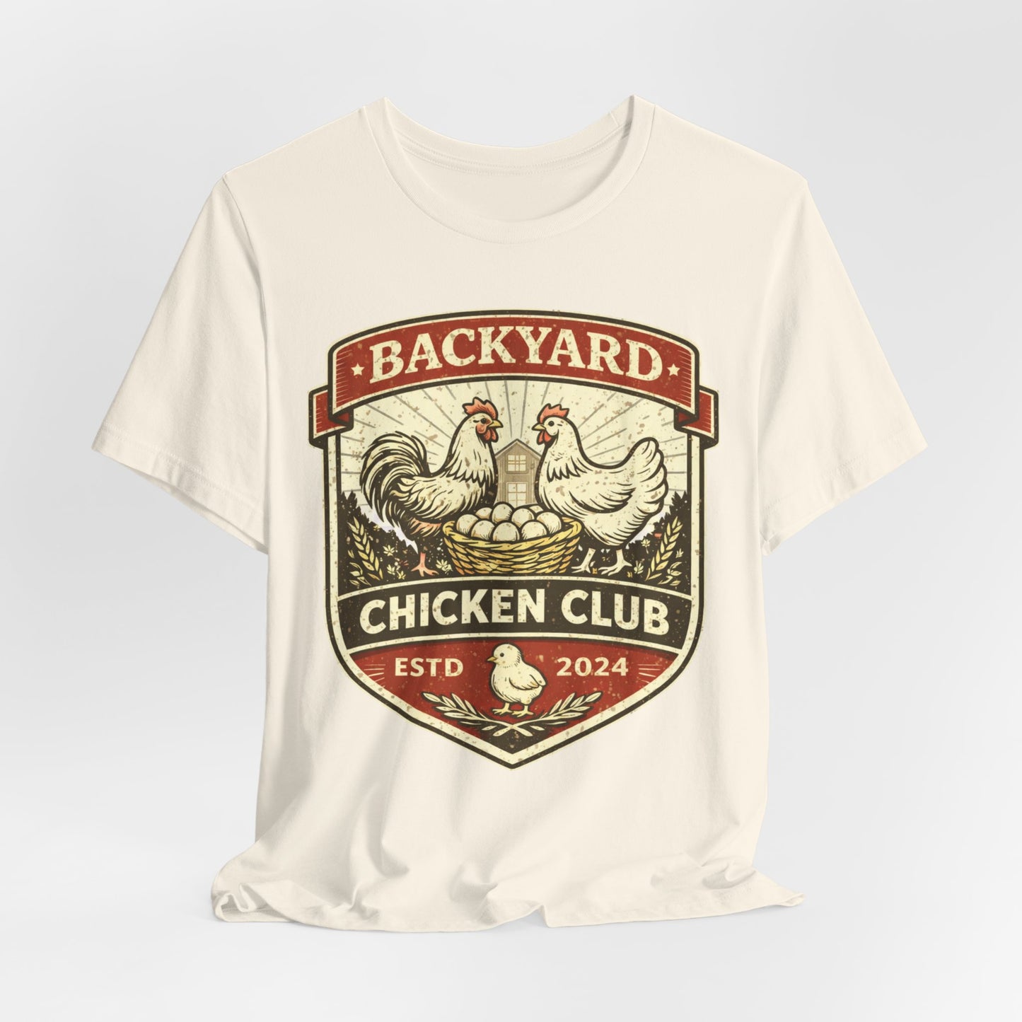 Backyard Chicken Club Vintage Tee
