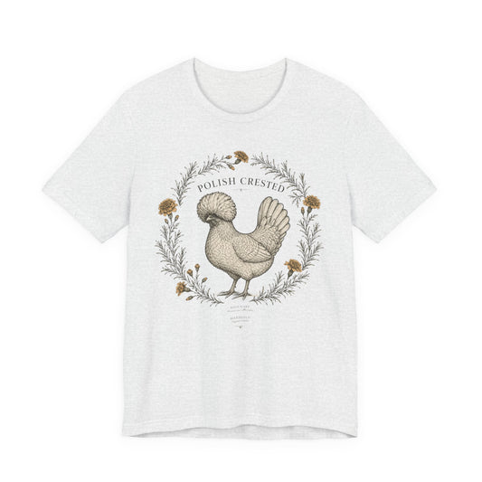Polish Crested Heritage Hen Tee