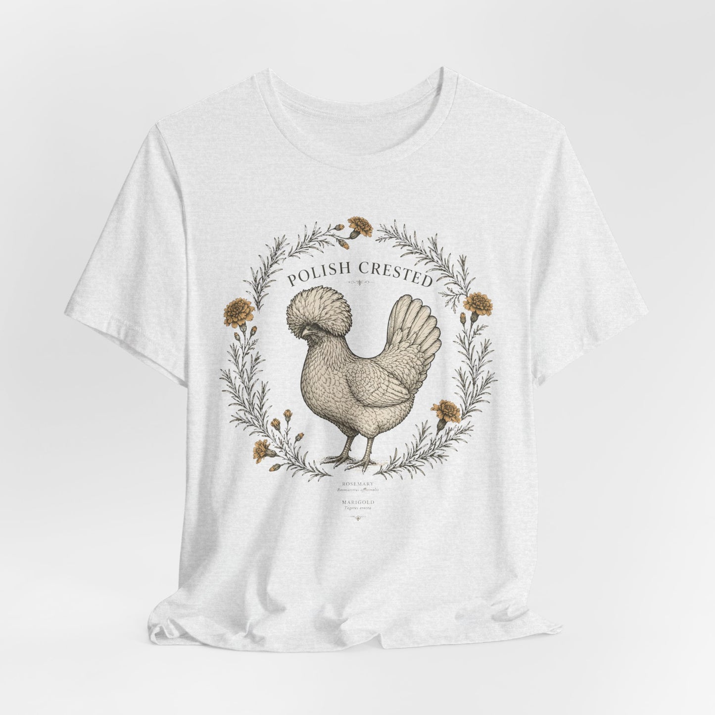 Polish Crested Heritage Hen Tee