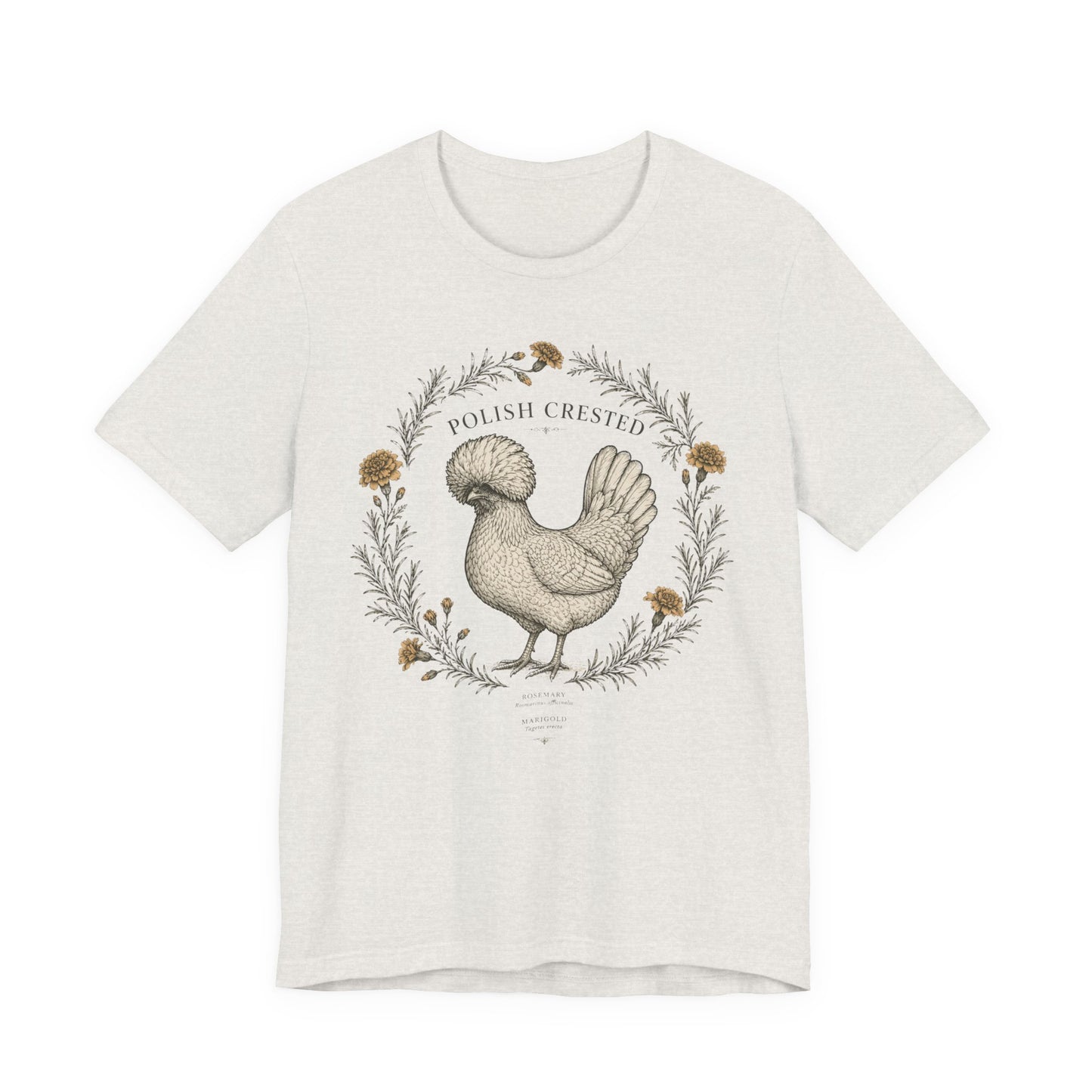 Polish Crested Heritage Hen Tee