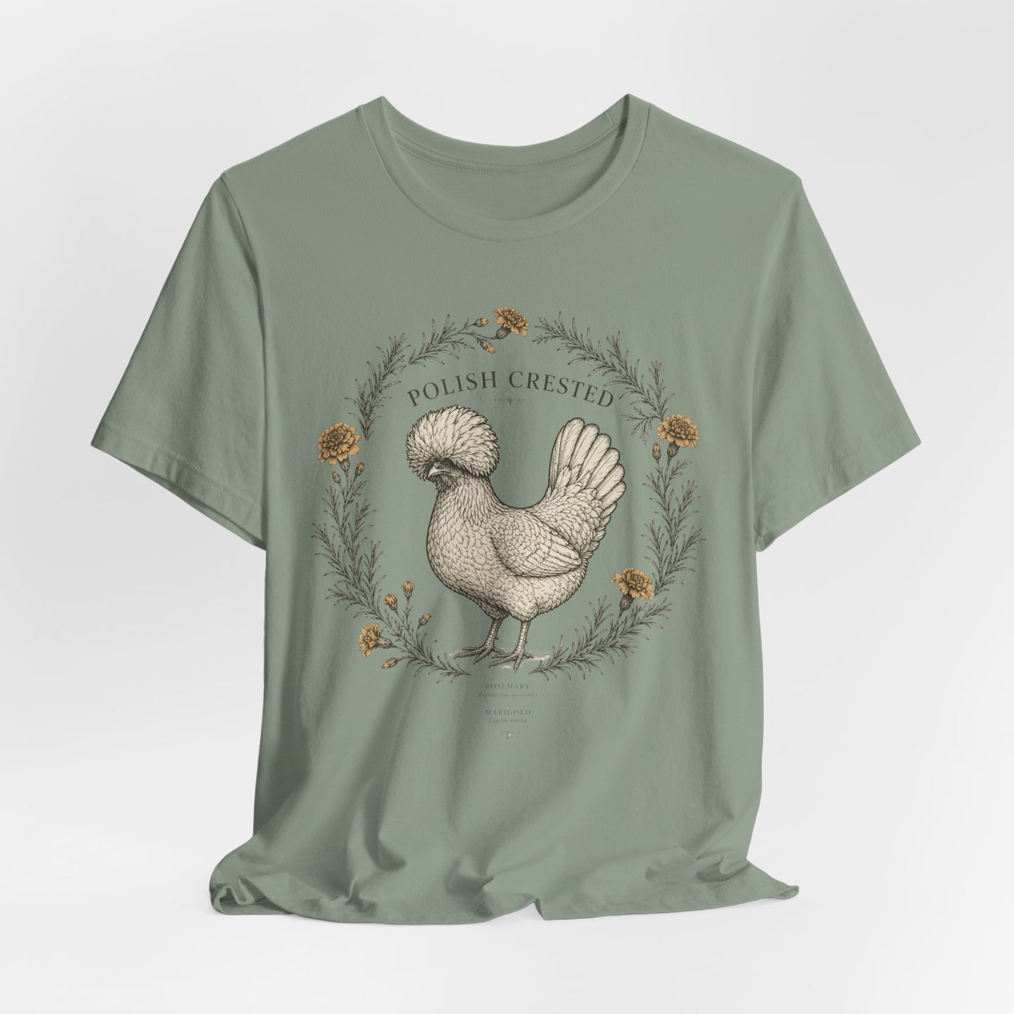 Polish Crested Heritage Hen Tee