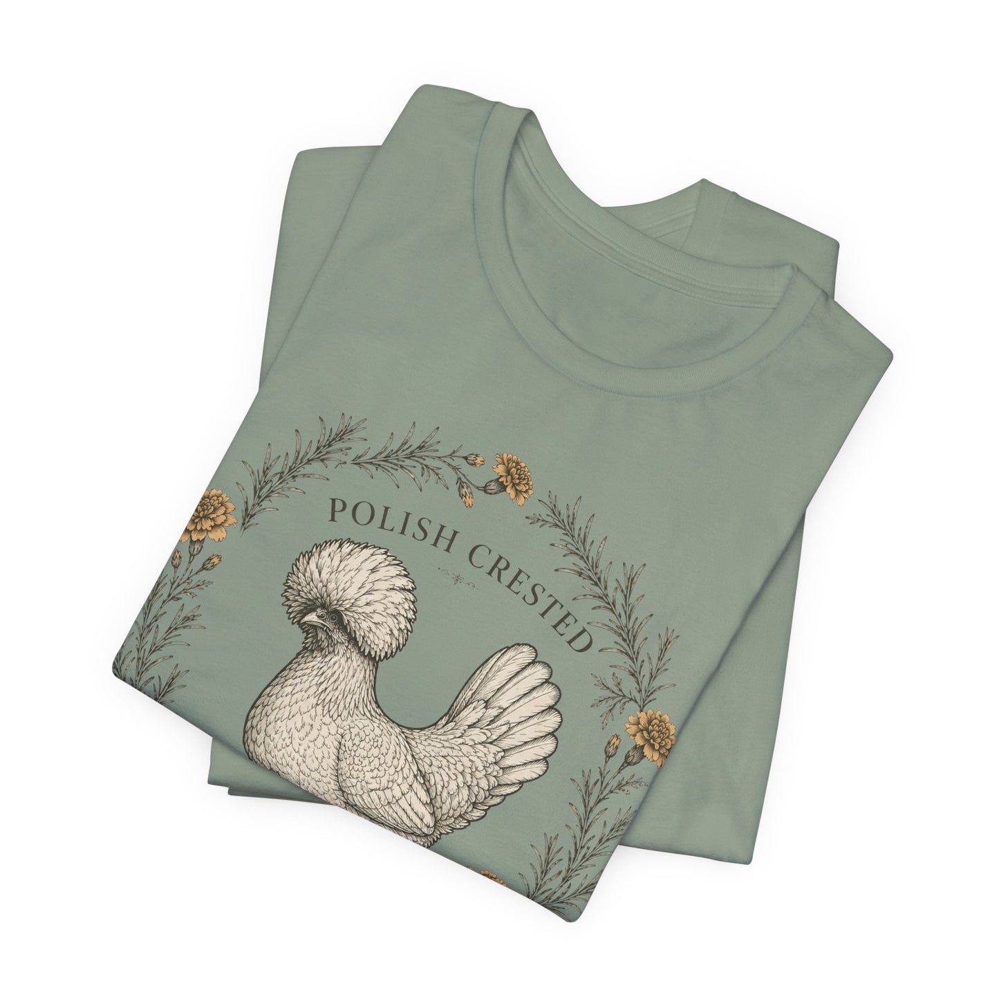 Polish Crested Heritage Hen Tee