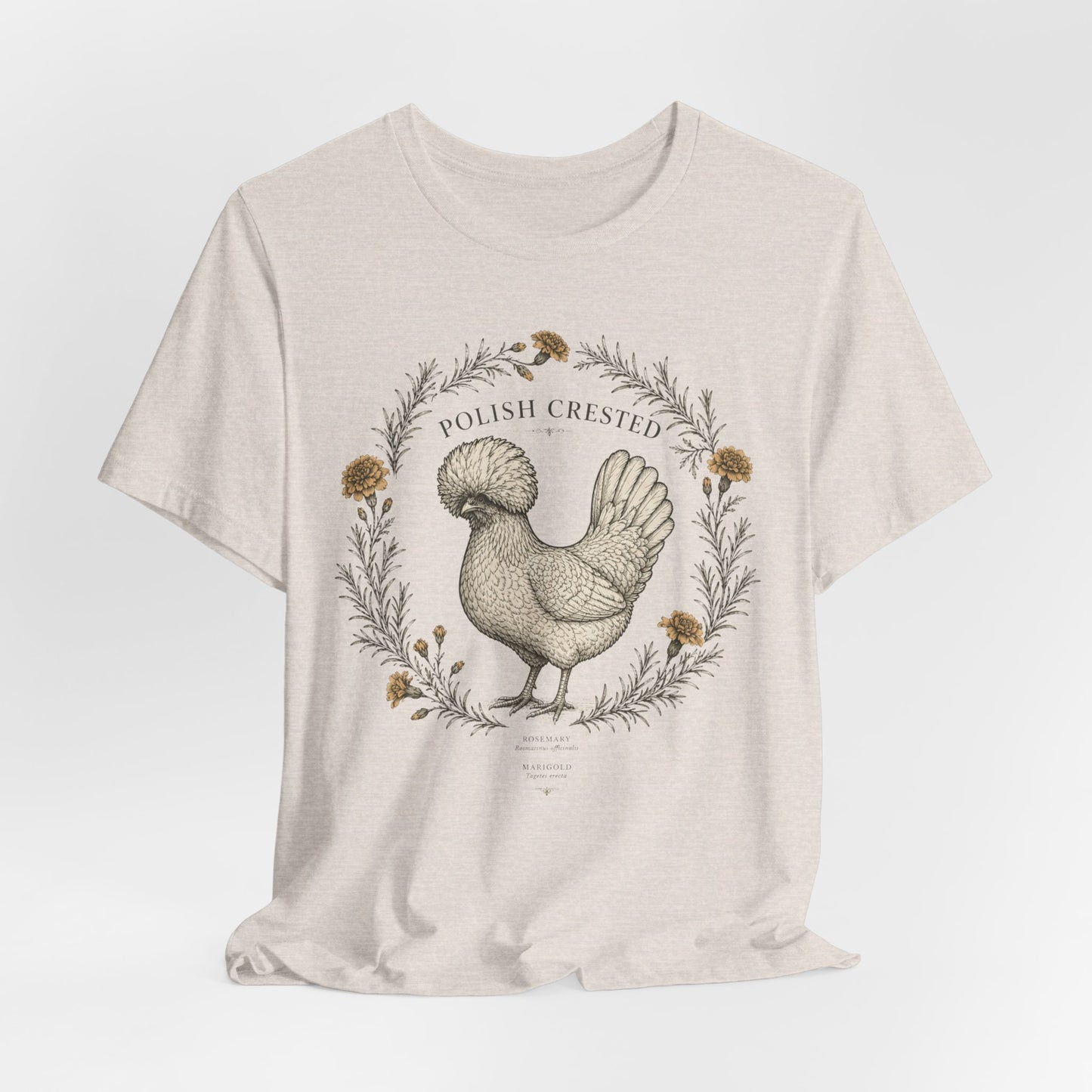 Polish Crested Heritage Hen Tee