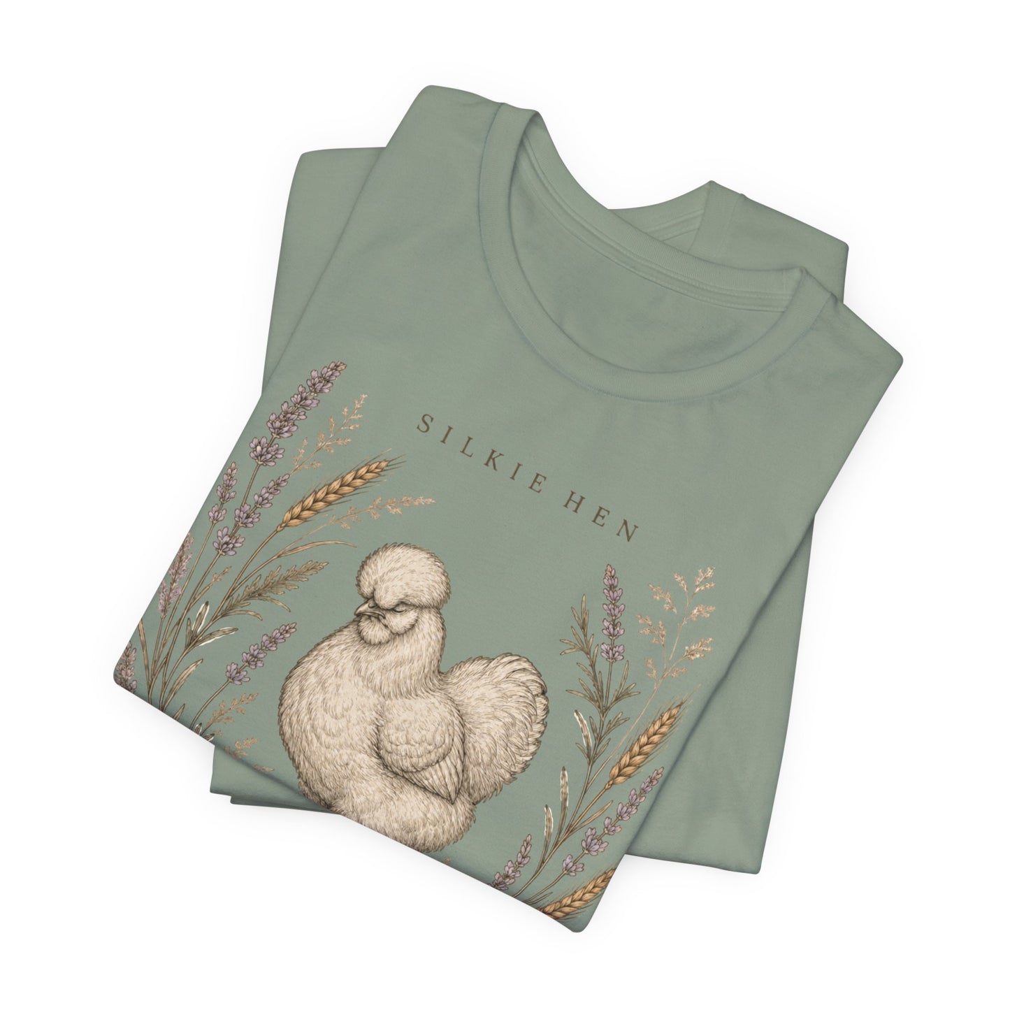 Silkie Hen Cottage Meadow Tee