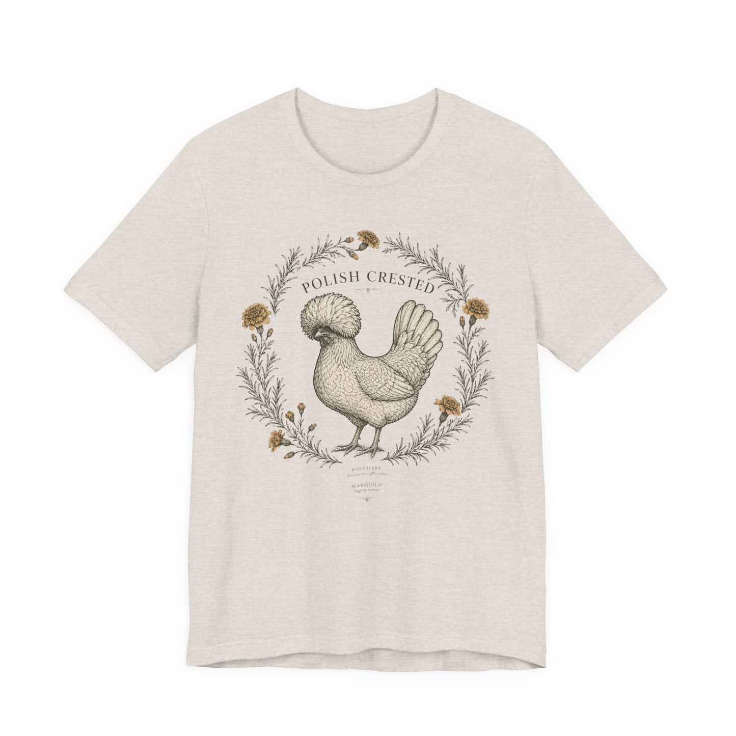 Polish Crested Heritage Hen Tee