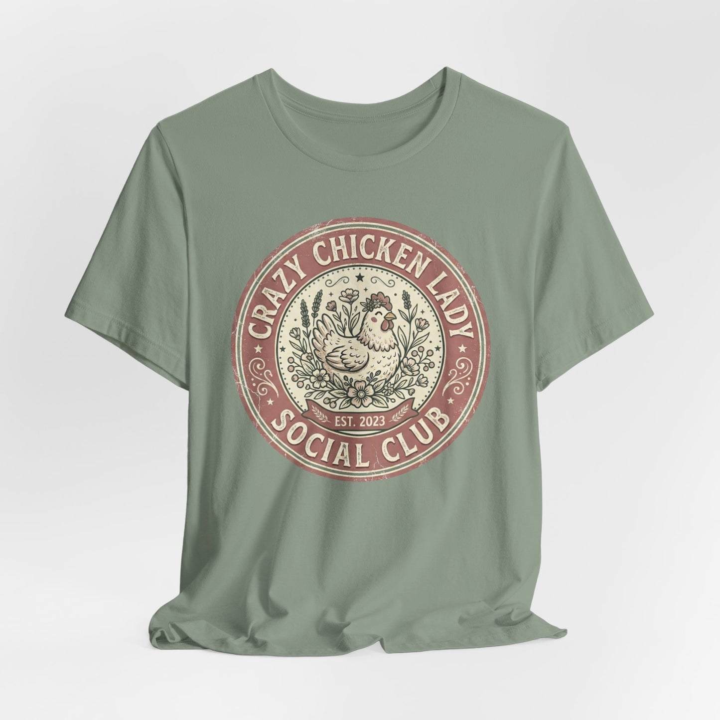 Crazy Chicken Lady Social Club Tee