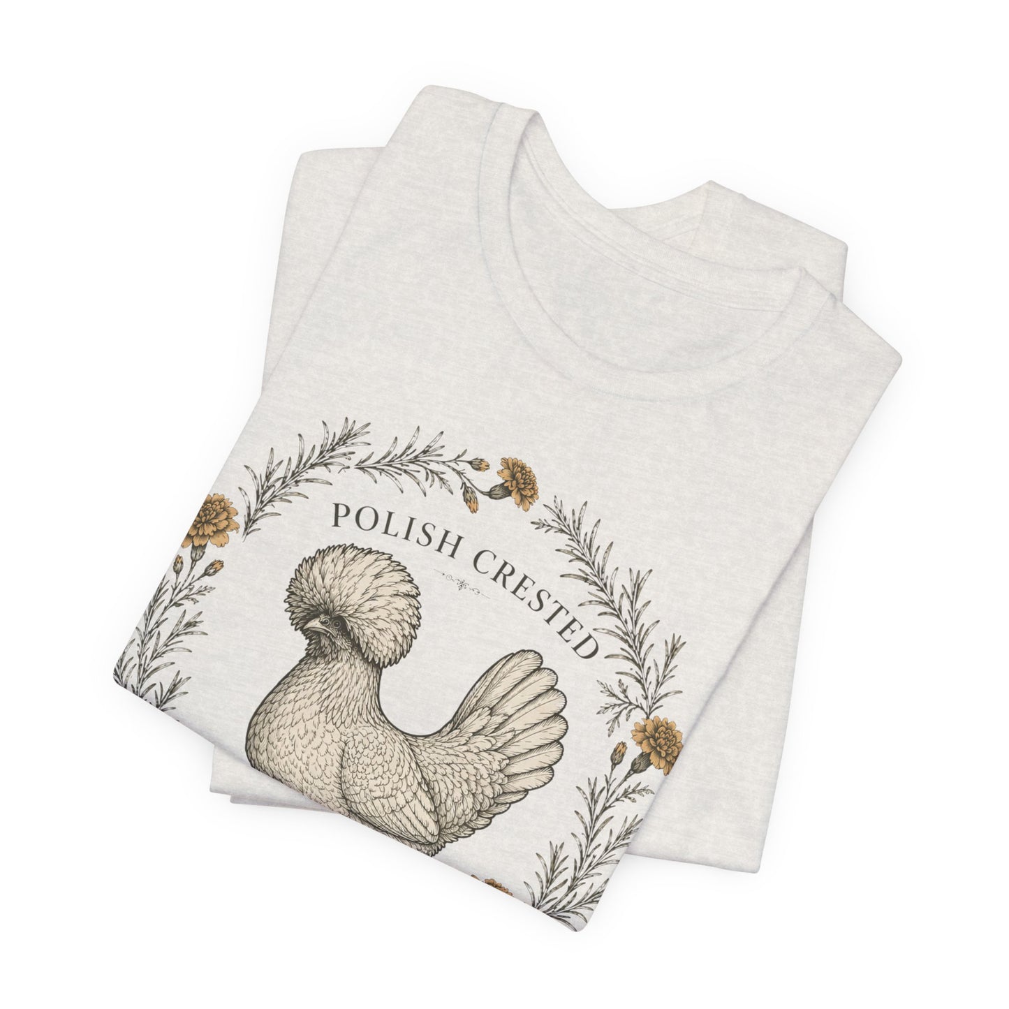 Polish Crested Heritage Hen Tee
