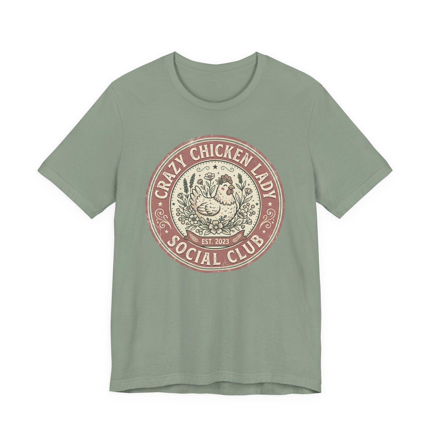 Crazy Chicken Lady Social Club Tee