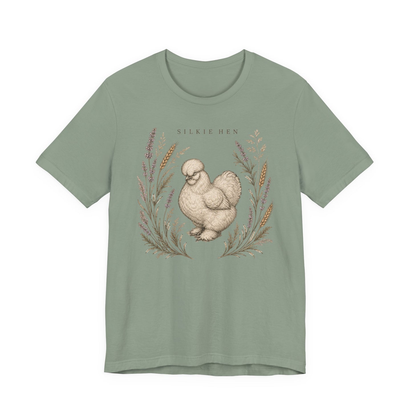 Silkie Hen Cottage Meadow Tee