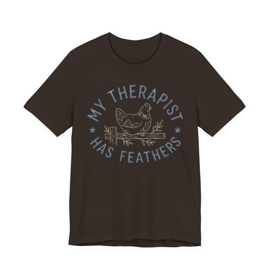 My Therapist Has Feathers Tee