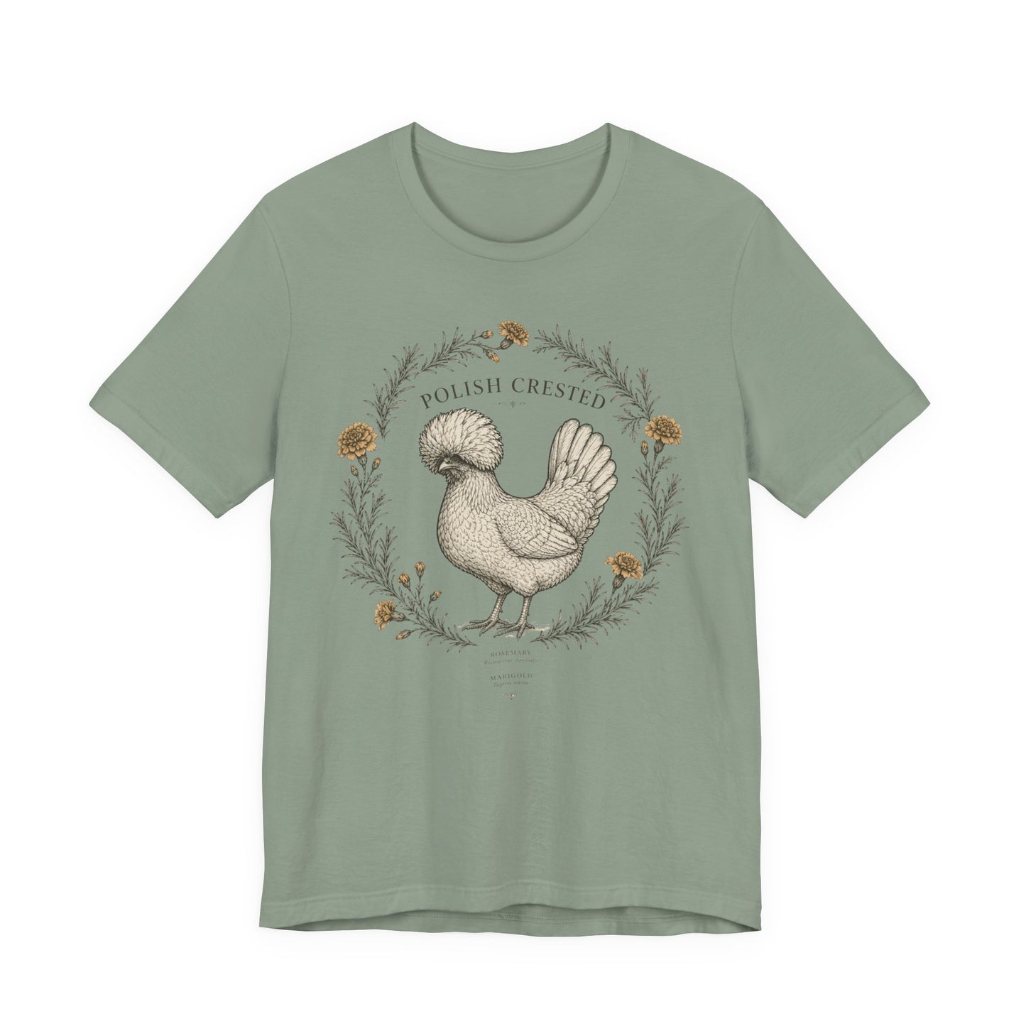 Polish Crested Heritage Hen Tee