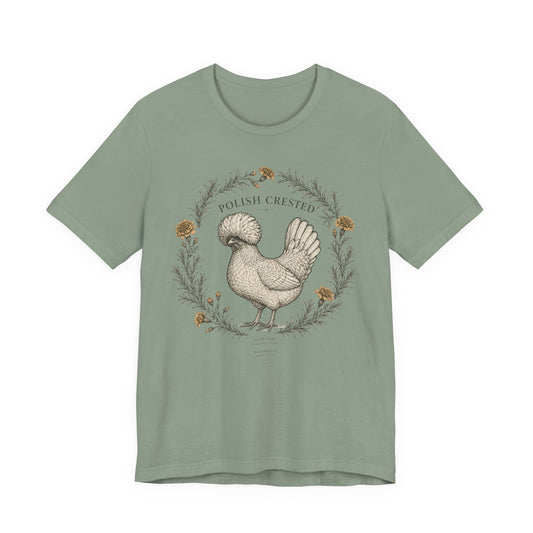 Polish Crested Heritage Hen Tee