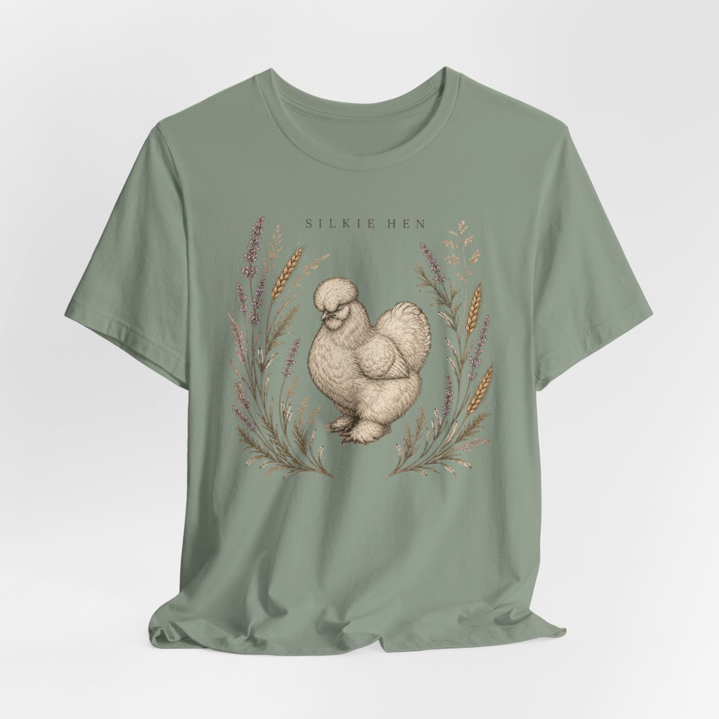 Silkie Hen Cottage Meadow Tee