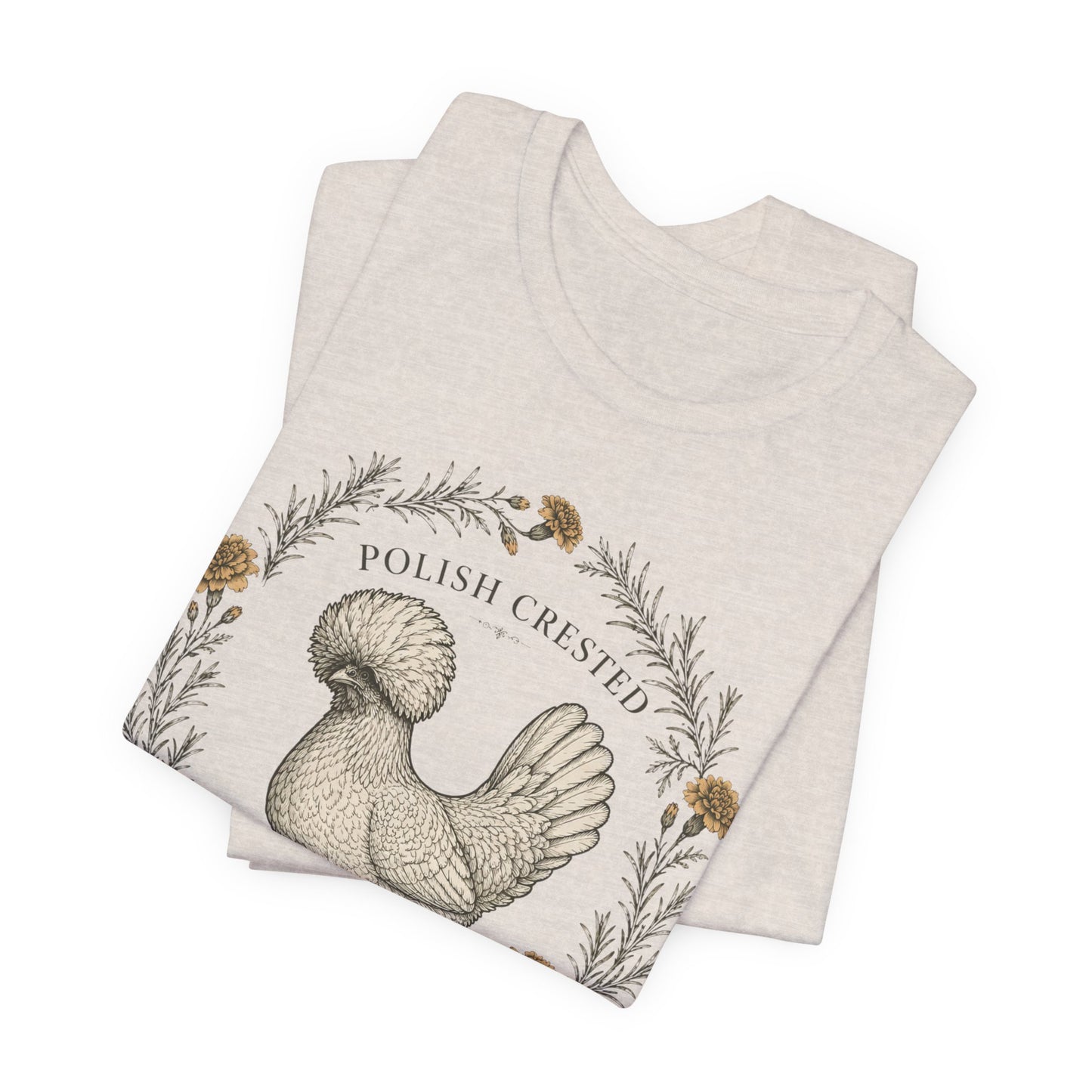 Polish Crested Heritage Hen Tee